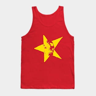 Star With Smiling Skull Tank Top